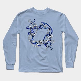 Blue Koi Long Sleeve T-Shirt